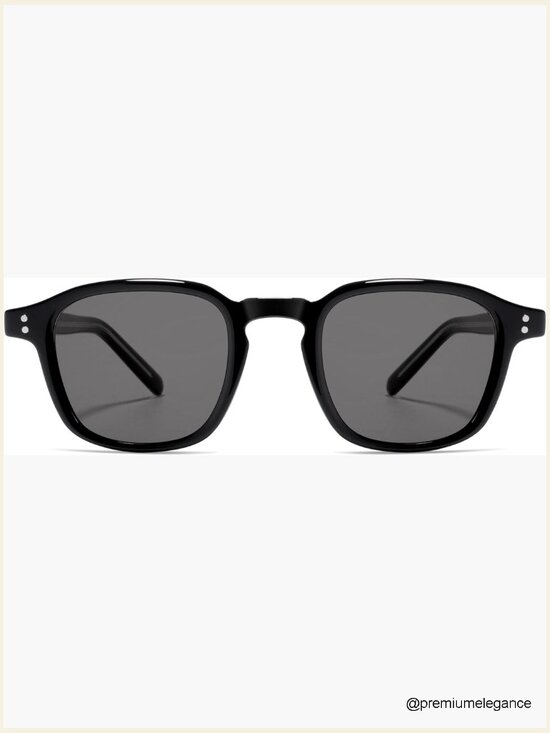 Retro Square Sunglasses, Lightweight TR90 Frame UV400 Protection main image 6